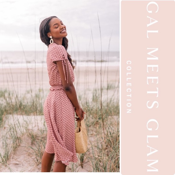 Gal Meets Glam Dresses & Skirts - Gal Meets Glam Corinne Polka Dot Dress